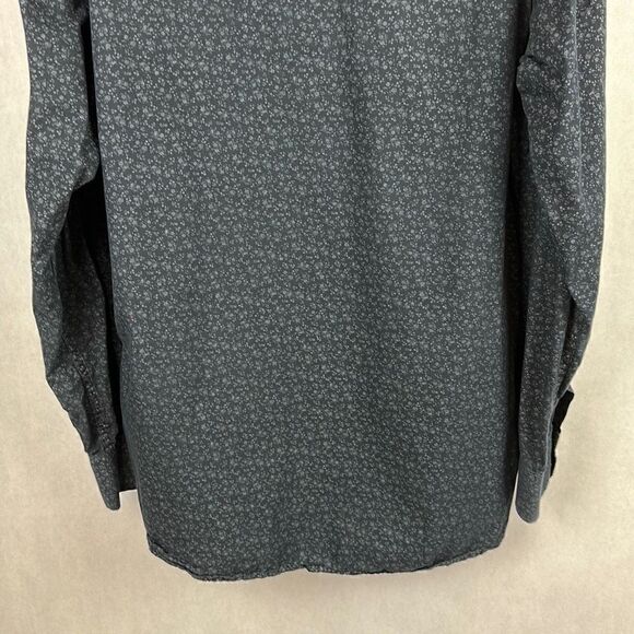 Larry Mahan Cowboy Collection Button Down Shirt Snaps Black Size XL - Picture 9 of 11